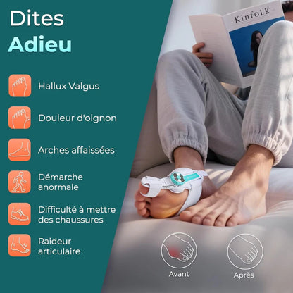 Correcteur d'oignon outils de soins des pieds