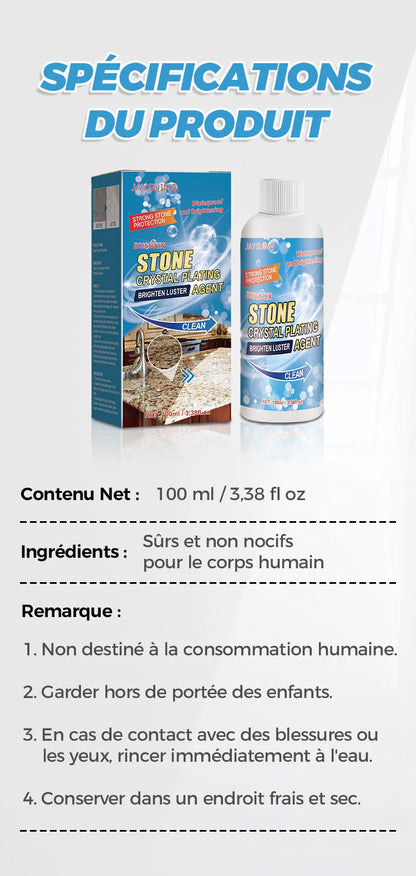 Détachant et rénovateur pour pierres (élimine efficacement les taches d'oxydation et de rouille)