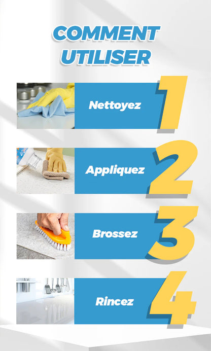 Détachant et rénovateur pour pierres (élimine efficacement les taches d'oxydation et de rouille)